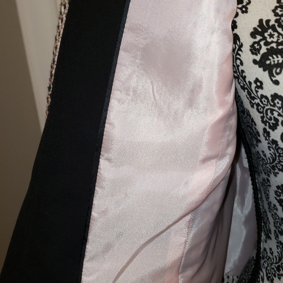 Vince Camuto Tweed Pink & Black Blazer - 373 - Picture 4 of 6